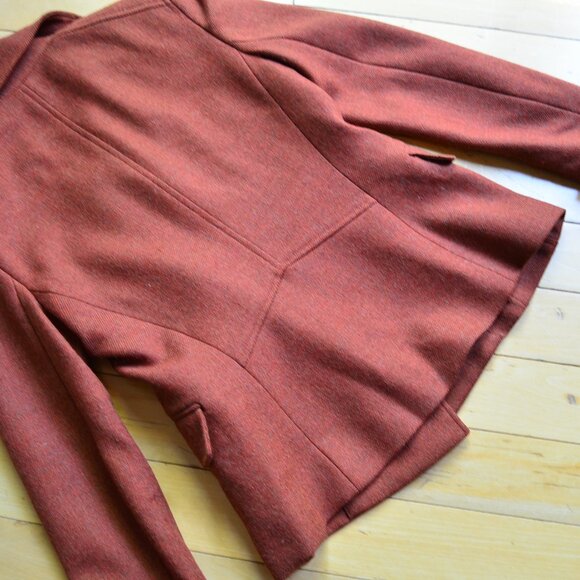 Theory Wool Double Breasted Blazer Size 2 - Picture 13 of 16